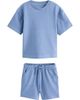 NEXT NEXT Kids' Plain T-Shirt & Shorts Set - 1