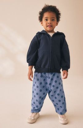 NEXT NEXT Kids' Polka Dot Barrel Leg Cotton Pants