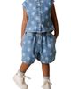 NEXT NEXT Kids' Polka Dot Tank & Denim Shorts Set - 2