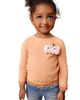NEXT NEXT Kids' Pumpkin Appliqué Rib Long Sleeve Top - 2