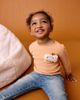 NEXT NEXT Kids' Pumpkin Appliqué Rib Long Sleeve Top - 5