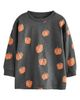 NEXT NEXT Kids' Pumpkin Print Long Sleeve Cotton T-Shirt - 1