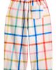 NEXT NEXT Kids' Rainbow Check Barrel Leg Cotton Pants - 3