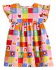 NEXT NEXT Kids' Rainbow Check Frill Dress - 1