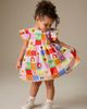 NEXT NEXT Kids' Rainbow Check Frill Dress - 2
