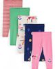NEXT NEXT Kids' Rib 5-Pack Print Leggings - 1