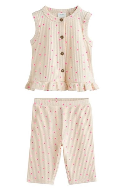 NEXT NEXT Kids' Ribbed Vest & Pants Set