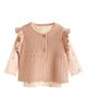 NEXT NEXT Kids' Ruffle Vest, Rib T-Shirt & Leggings Set - 3