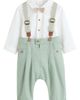 NEXT NEXT Kids' Shirt, Bow Tie, Trousers & Braces 3-Piece Set - 1