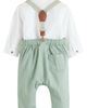 NEXT NEXT Kids' Shirt, Bow Tie, Trousers & Braces 3-Piece Set - 2