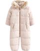 NEXT NEXT Kids' Star Snowsuit with Faux Fur Trim - 1