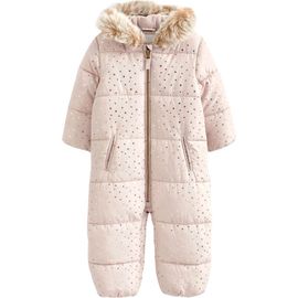 NEXT NEXT Kids' Star Snowsuit with Faux Fur Trim