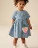 NEXT NEXT Kids' Strawberry Patch Stripe Denim Dress - 2