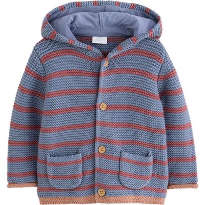NEXT NEXT Kids' Stripe Hooded Cardigan