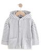NEXT NEXT Kids' Stripe Hooded Shirt Jacket - 1