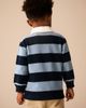 NEXT NEXT Kids' Stripe Long Sleeve Rugby Polo - 3