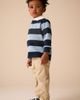 NEXT NEXT Kids' Stripe Long Sleeve Rugby Polo - 5