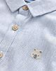 NEXT NEXT Kids' Stripe Oxford Button-Up Shirt - 4