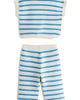 NEXT NEXT Kids' Stripe Short Sleeve Cotton Cardigan & Pants Set - 3