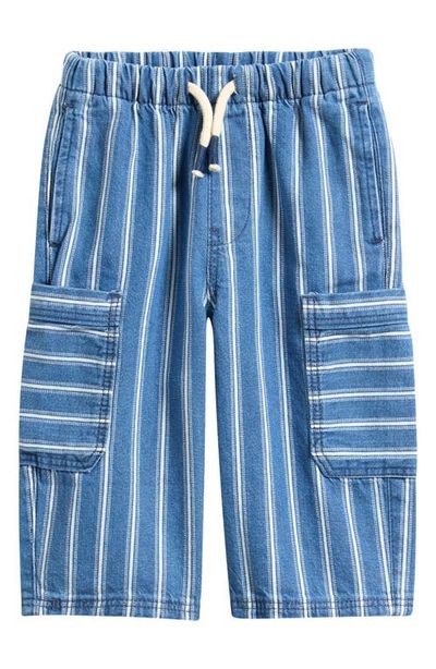 NEXT NEXT Kids' Stripe Wide Leg Cargo Jeans