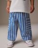 NEXT NEXT Kids' Stripe Wide Leg Cargo Jeans - 2