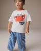 NEXT NEXT Kids' Stripe Wide Leg Cargo Jeans - 3
