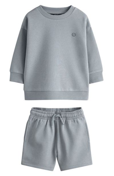 NEXT NEXT Kids' Sweatshirt & Shorts Heavyweight Jersey Set