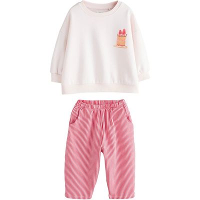 NEXT NEXT Kids' Sweatshirt & Sweatpants Set