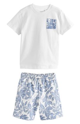 NEXT NEXT Kids' T-Shirt & Drawstring Shorts Set