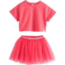 NEXT NEXT Kids' T-Shirt & Tulle Skirt Set