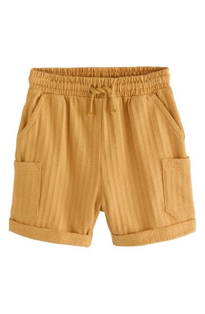 NEXT NEXT Kids' Textured Cotton Jersey Shorts