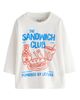 NEXT NEXT Kids' The Sandwich Club Long Sleeve Cotton Graphic T-Shirt - 1