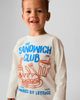 NEXT NEXT Kids' The Sandwich Club Long Sleeve Cotton Graphic T-Shirt - 2