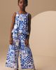 NEXT NEXT Kids' Tile Print Cotton Tank & Wide Leg Pants Set - 2
