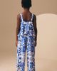NEXT NEXT Kids' Tile Print Cotton Tank & Wide Leg Pants Set - 4