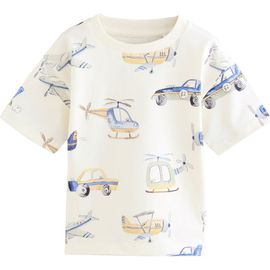 NEXT NEXT Kids' Transport Print Cotton T-Shirt