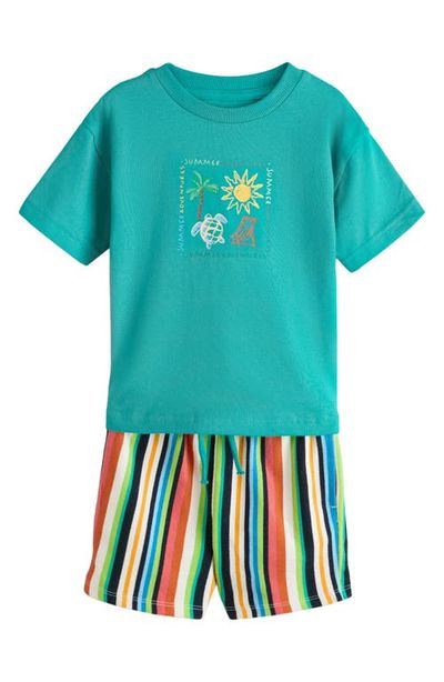NEXT NEXT Kids' Turtle T-Shirt & Shorts Set