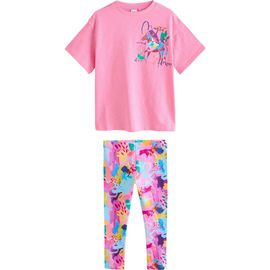 NEXT NEXT Kids' Unicorn Graphic T-Shirt & Leggings Set