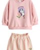 NEXT NEXT Kids' Zebra Sweatshirt & Stripe Shorts Set - 1