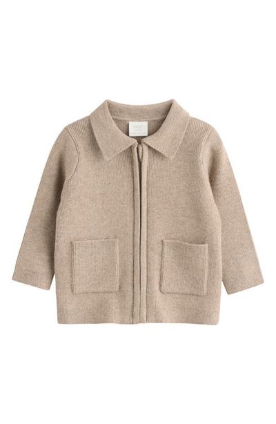 NEXT NEXT Kids' Zip Front Cardigan