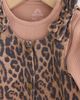 NEXT NEXT Leopard Denim Pinafore Dress, Ribbed Bodysuit & Tights Set - 3