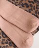 NEXT NEXT Leopard Denim Pinafore Dress, Ribbed Bodysuit & Tights Set - 4