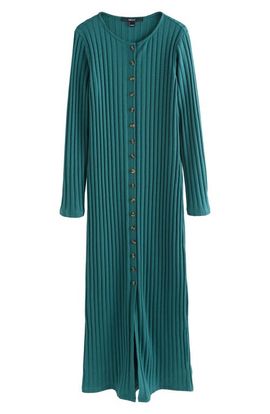NEXT NEXT Long Sleeve Rib Knit Dress