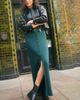 NEXT NEXT Long Sleeve Rib Knit Dress - 5