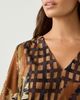 NEXT NEXT Mix Print Long Sleeve Minidress - 5