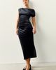 NEXT NEXT One-Shoulder Velvet Cocktail Dress - 4