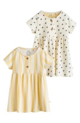 NEXT NEXT Pack of 2 Assorted Stretch Cotton Dresses