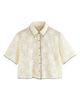 NEXT NEXT Palm Jacquard Mesh Button-Up Shirt - 1