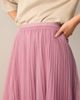 NEXT NEXT Pleated Mesh Skirt - 3