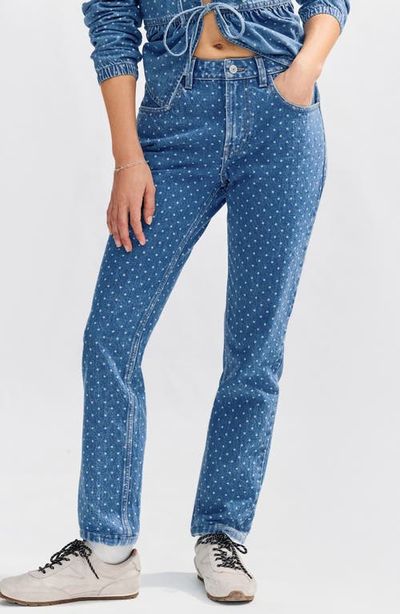 NEXT NEXT Polka Dot Straight Leg Jeans